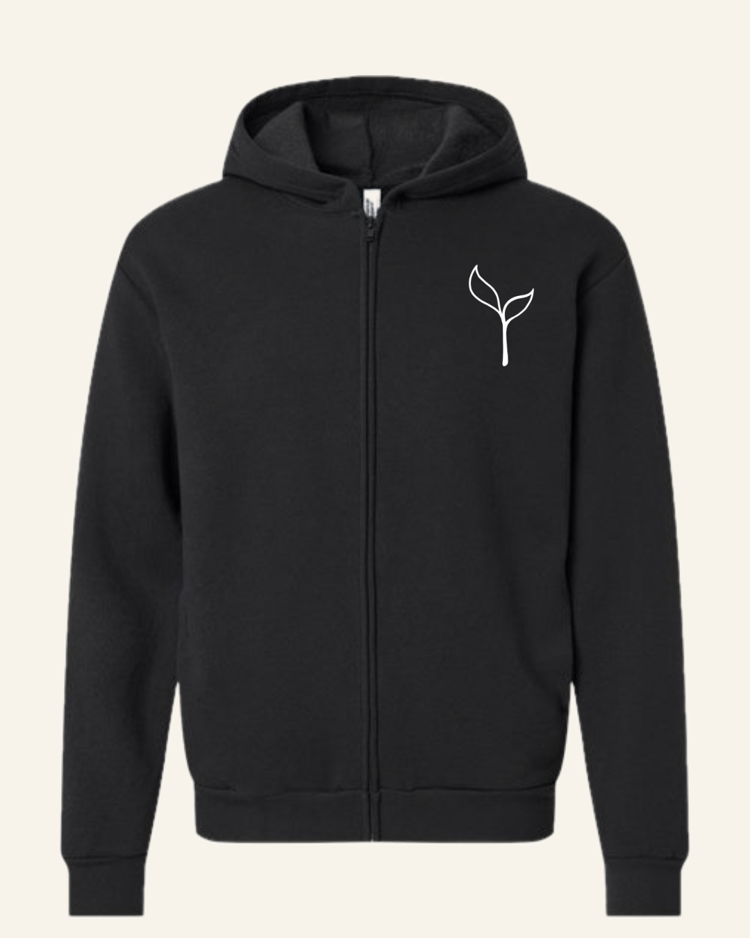 full-zip hoodie