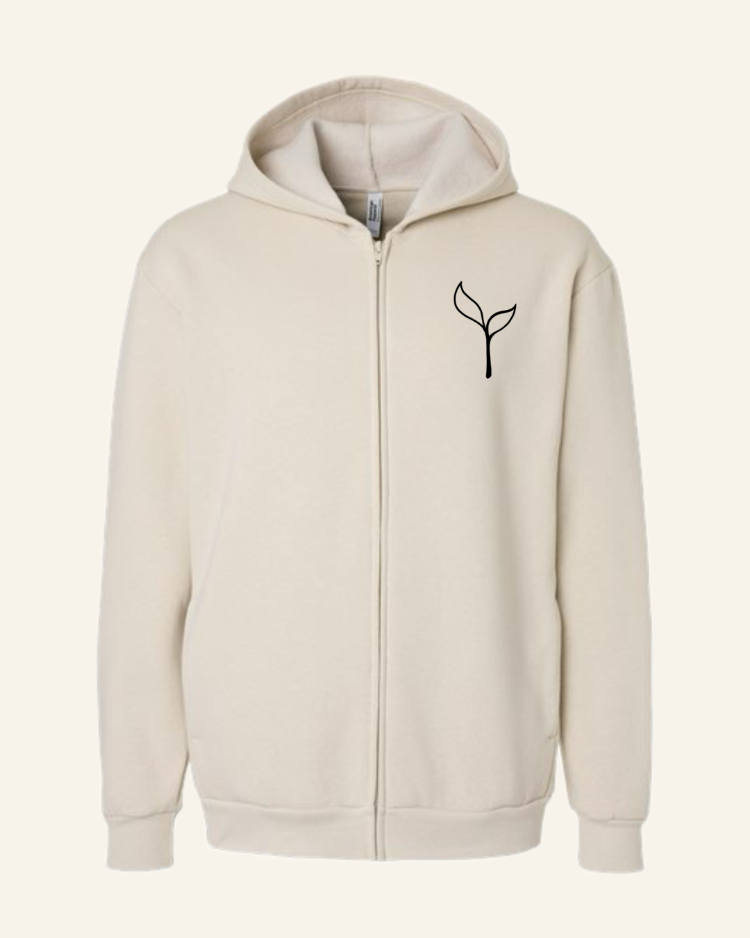 full-zip hoodie